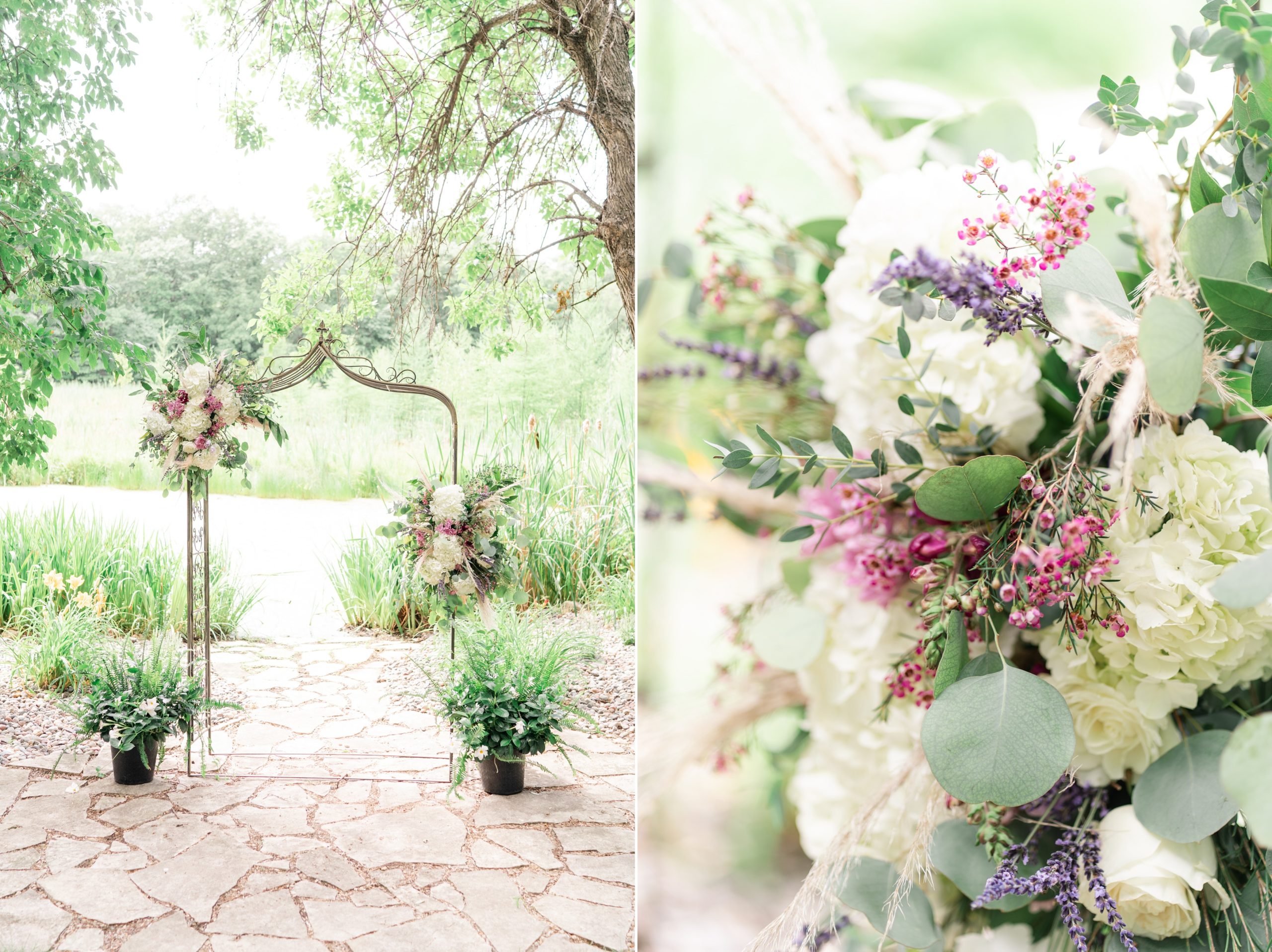 Wedding Archway Florals Eucalyptus