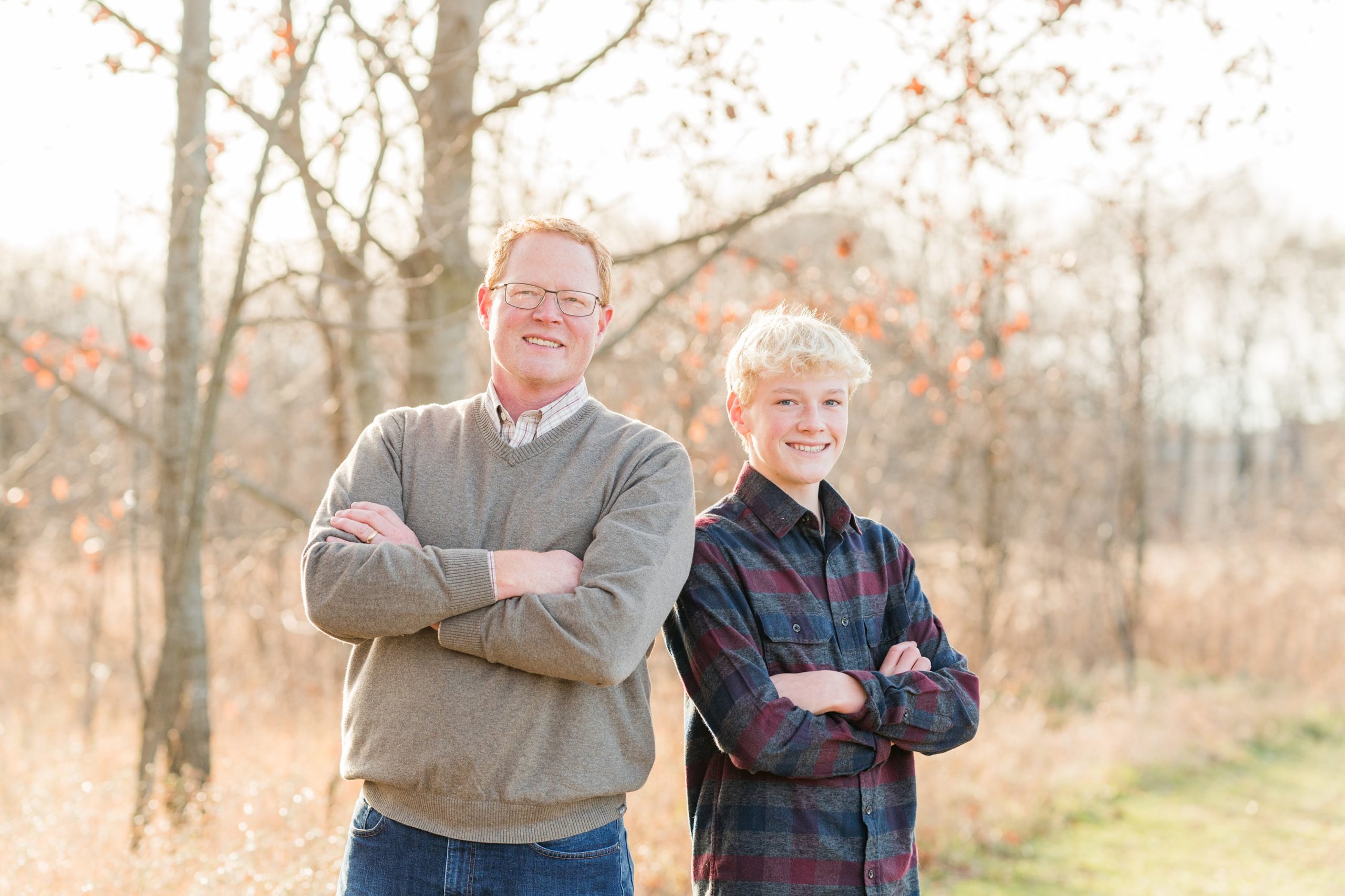 Minnesota Family Photography Family Photo Session Dad and Son