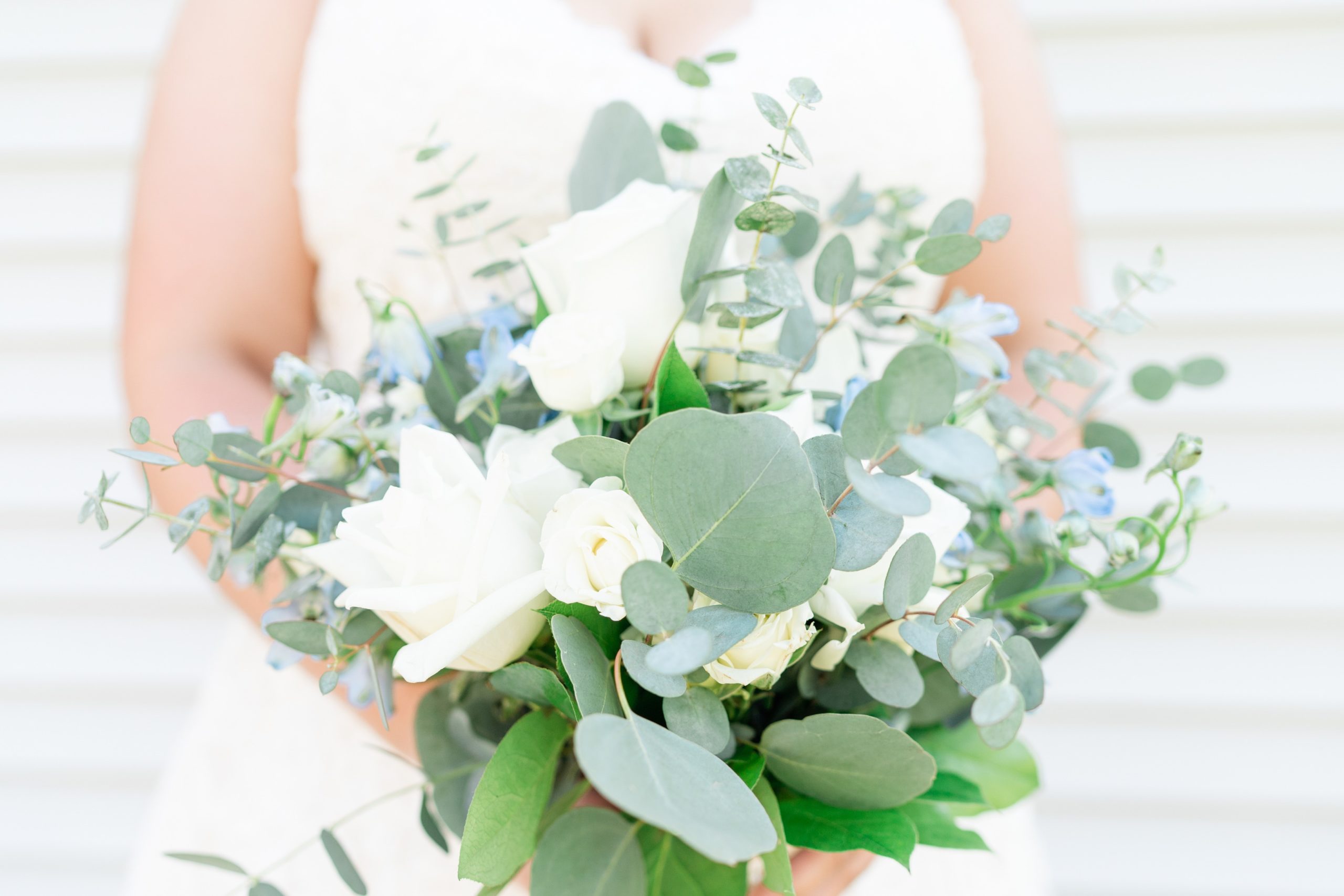 Best Wedding Photographer Minnesota White and Pastel Blue