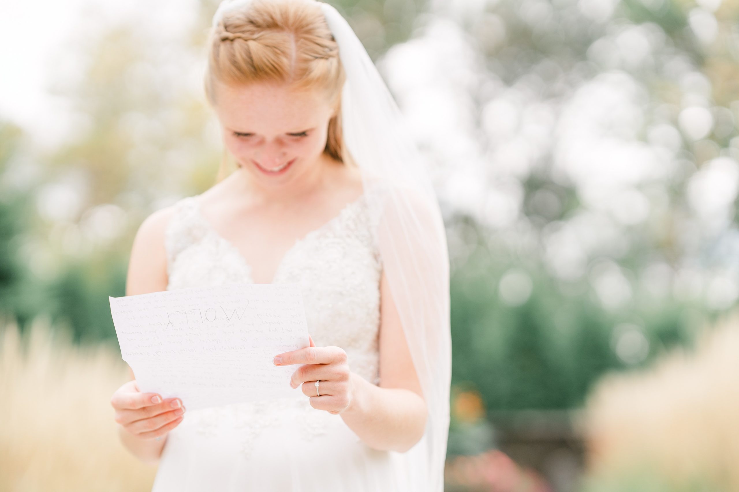 Best Wedding Photographer Minnesota Bride Letter