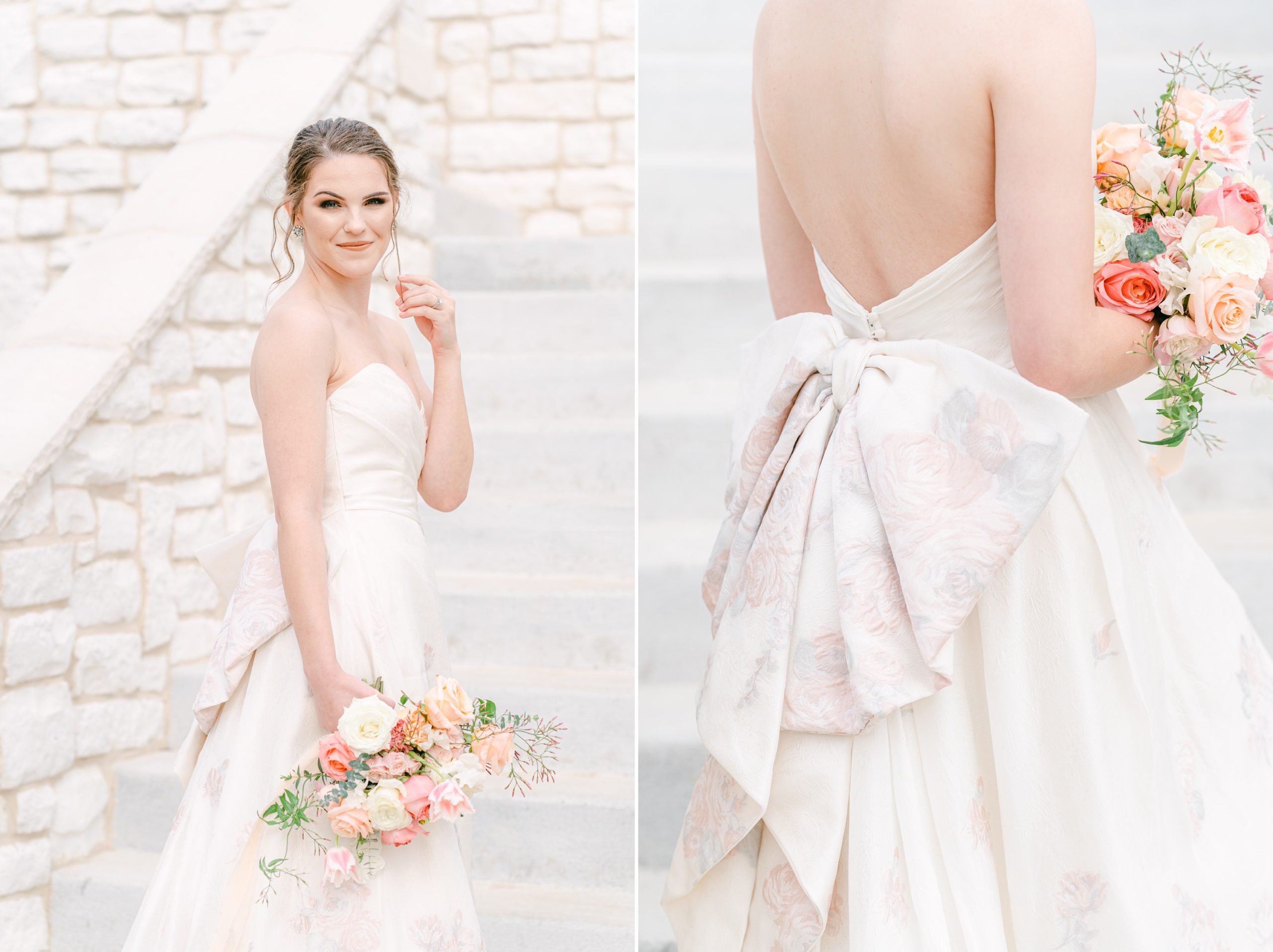 Spring-wedding-inspiration-bride-in-dress-with-bow