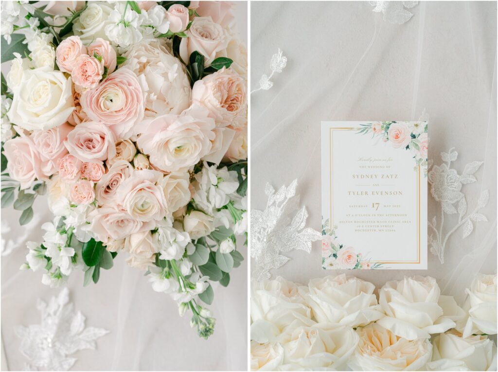 JPowers Hilton Rochester Mayo Wedding Bridal Details
