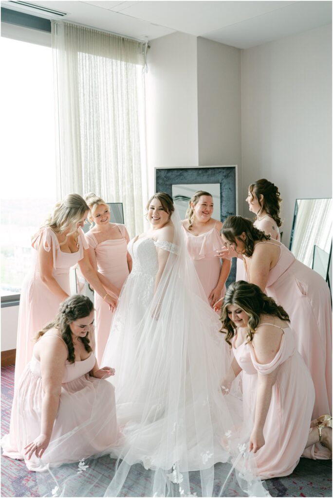 JPowers Hilton Rochester Mayo Wedding Bridal Party