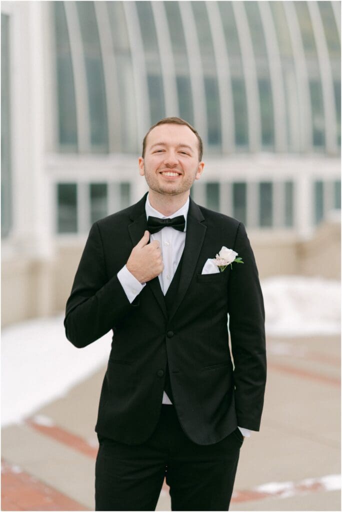 Winter Sunken Gardens Wedding