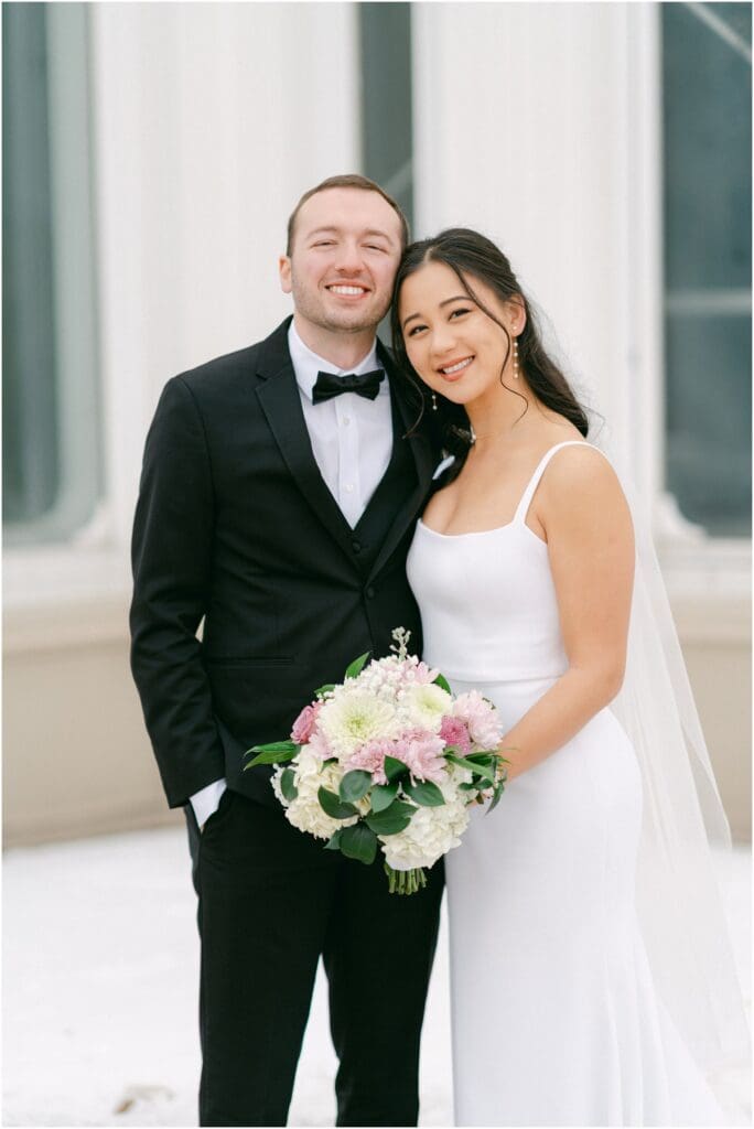 Winter Sunken Gardens Wedding
